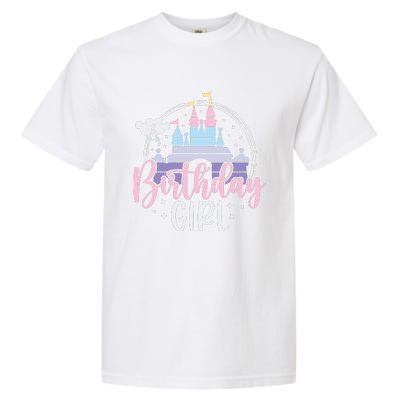 Birthday Girl Birthday Party Magic Castle Garment-Dyed Heavyweight T-Shirt