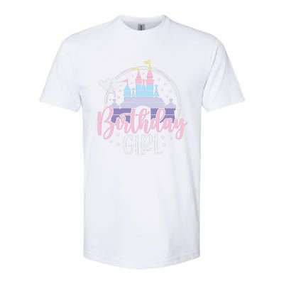 Birthday Girl Birthday Party Magic Castle Softstyle CVC T-Shirt