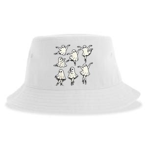 Ballet Ghost Ballet Dancer Spooky Dance Sustainable Bucket Hat