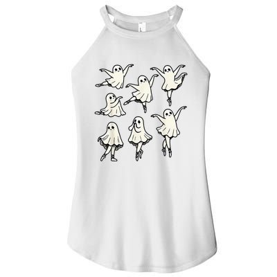 Ballet Ghost Ballet Dancer Spooky Dance Women’s Perfect Tri Rocker Tank