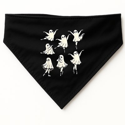 Ballet Ghost Ballet Dancer Spooky Dance Teacher Halloween USA-Made Doggie Bandana