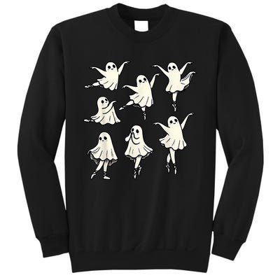 Ballet Ghost Ballet Dancer Spooky Dance Teacher Halloween Sweatshirt