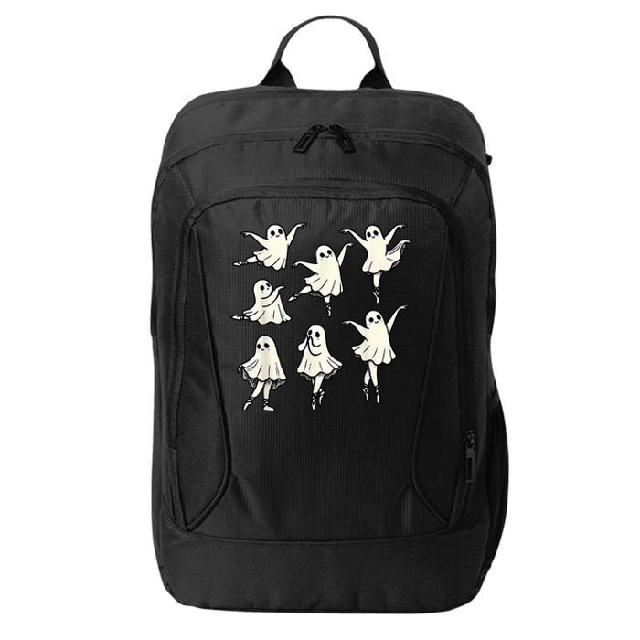 Ballet Ghost Ballet Dancer Spooky Dance Teacher Halloween City Backpack