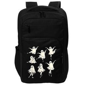 Ballet Ghost Ballet Dancer Spooky Dance Teacher Halloween Impact Tech Backpack