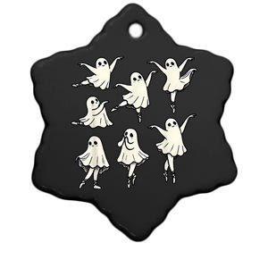 Ballet Ghost Ballet Dancer Spooky Dance Teacher Halloween Ceramic Star Ornament