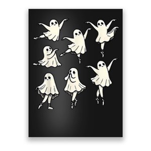 Ballet Ghost Ballet Dancer Spooky Dance Teacher Halloween Poster