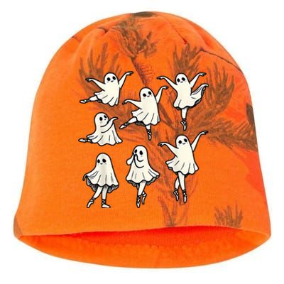 Ballet Ghost Ballet Dancer Spooky Dance Teacher Halloween Kati - Camo Knit Beanie