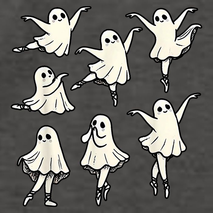 Ballet Ghost Ballet Dancer Spooky Dance Teacher Halloween Vector Backpack