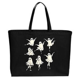 Ballet Ghost Ballet Dancer Spooky Dance Teacher Halloween Cotton Canvas Jumbo Tote