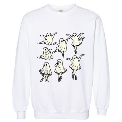 Ballet Ghost Ballet Dancer Spooky Dance Teacher Halloween Garment-Dyed Sweatshirt