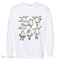 Ballet Ghost Ballet Dancer Spooky Dance Teacher Halloween Garment-Dyed Sweatshirt