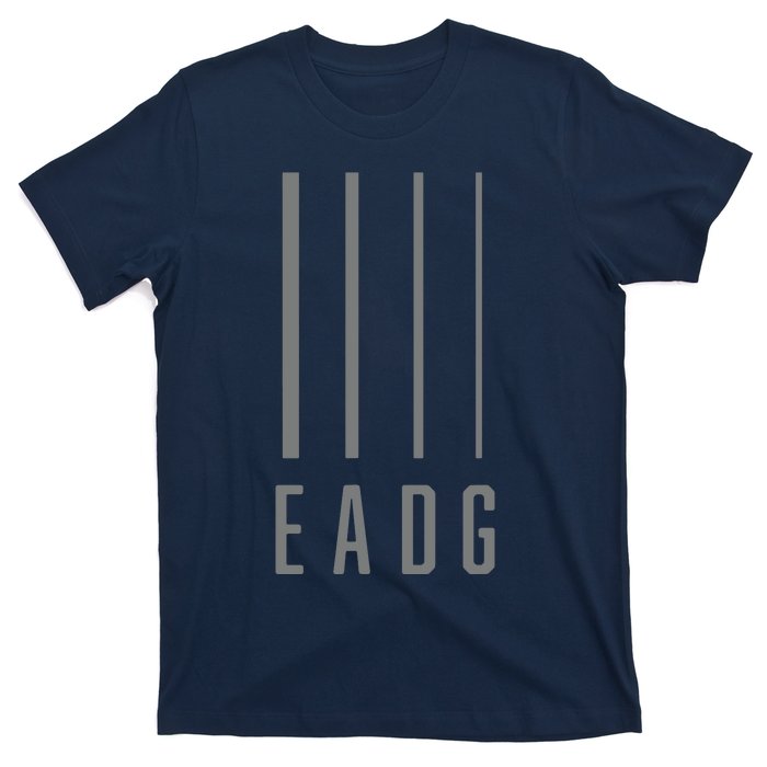 Bass Guitarist Bass Player Gift EADG 4 String T-Shirt