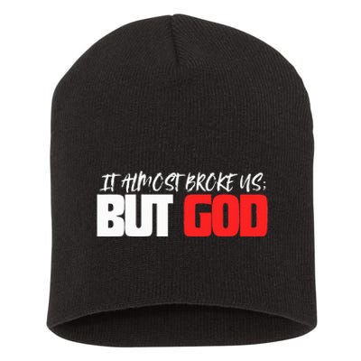 But God Short Acrylic Beanie