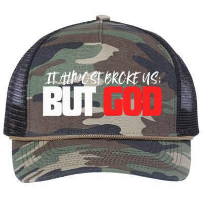 But God Retro Rope Trucker Hat Cap