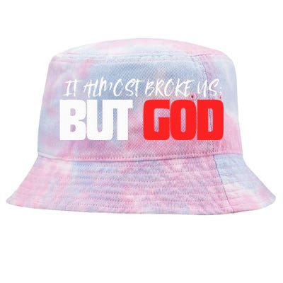 But God Tie-Dyed Bucket Hat