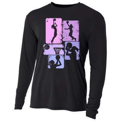 Basketball Girl Cooling Performance Long Sleeve Crew