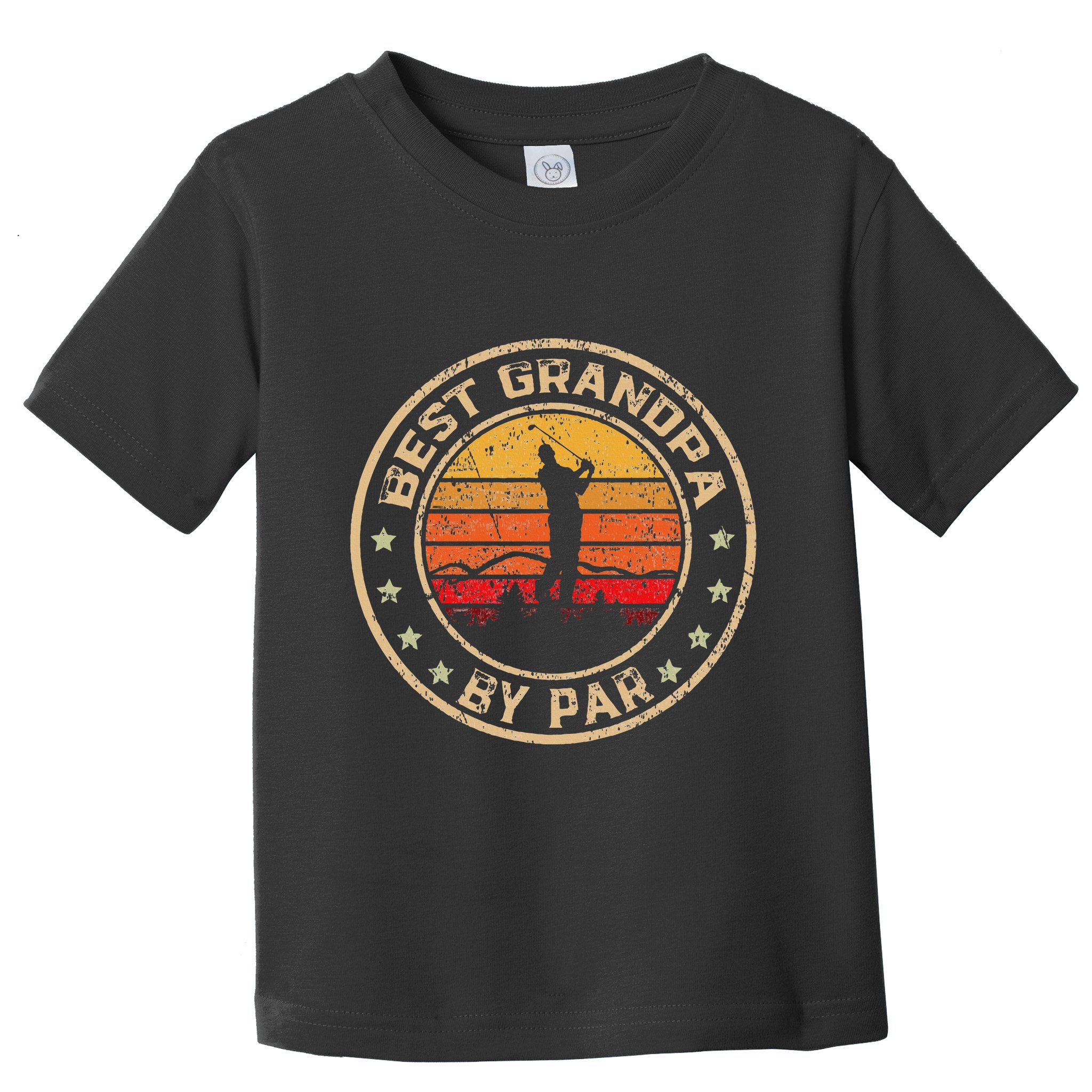 Best Grandpa By Par FatherS Day Golf Golfing Toddler T-Shirt