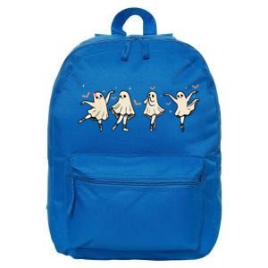 Ballet Ghost Ballet Dancer Spooky Dance Teacher Halloween Cool Gift 16 in Basic Backpack