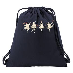 Ballet Ghost Ballet Dancer Spooky Dance Teacher Halloween Cool Gift Drawstring Bag