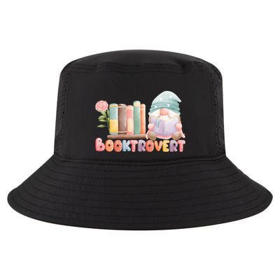 Booktrovert Gnome Book Lovers Gnome Reading A Book Cute Cool Comfort Performance Bucket Hat