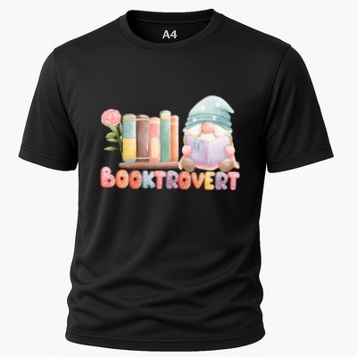 Booktrovert Gnome Book Lovers Gnome Reading A Book Cute Performance Shirt