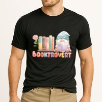 Booktrovert Gnome Book Lovers Gnome Reading A Book Cute Cooling Performance Crew T-Shirt