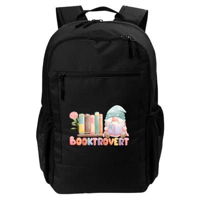 Booktrovert Gnome Book Lovers Gnome Reading A Book Cute Backpack