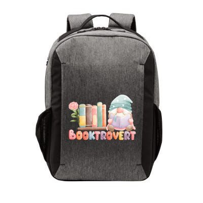 Booktrovert Gnome Book Lovers Gnome Reading A Book Cute Vector Backpack