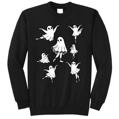 Ballet Ghost Ballet Dancer Spooky Dance Teacher Halloween Sweatshirt