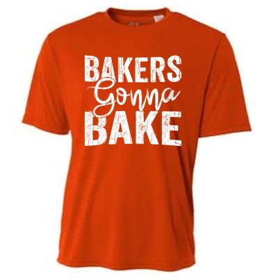 Baker Gonna Bake Funny Baking Cookie Crew Bake Lover Graphic Gift Cooling Performance Crew T-Shirt