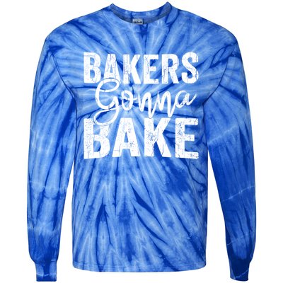 Baker Gonna Bake Funny Baking Cookie Crew Bake Lover Graphic Gift Tie-Dye Long Sleeve Shirt