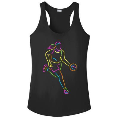 Basketball Girl Bball Women Basketball Ladies PosiCharge Competitor Racerback Tank