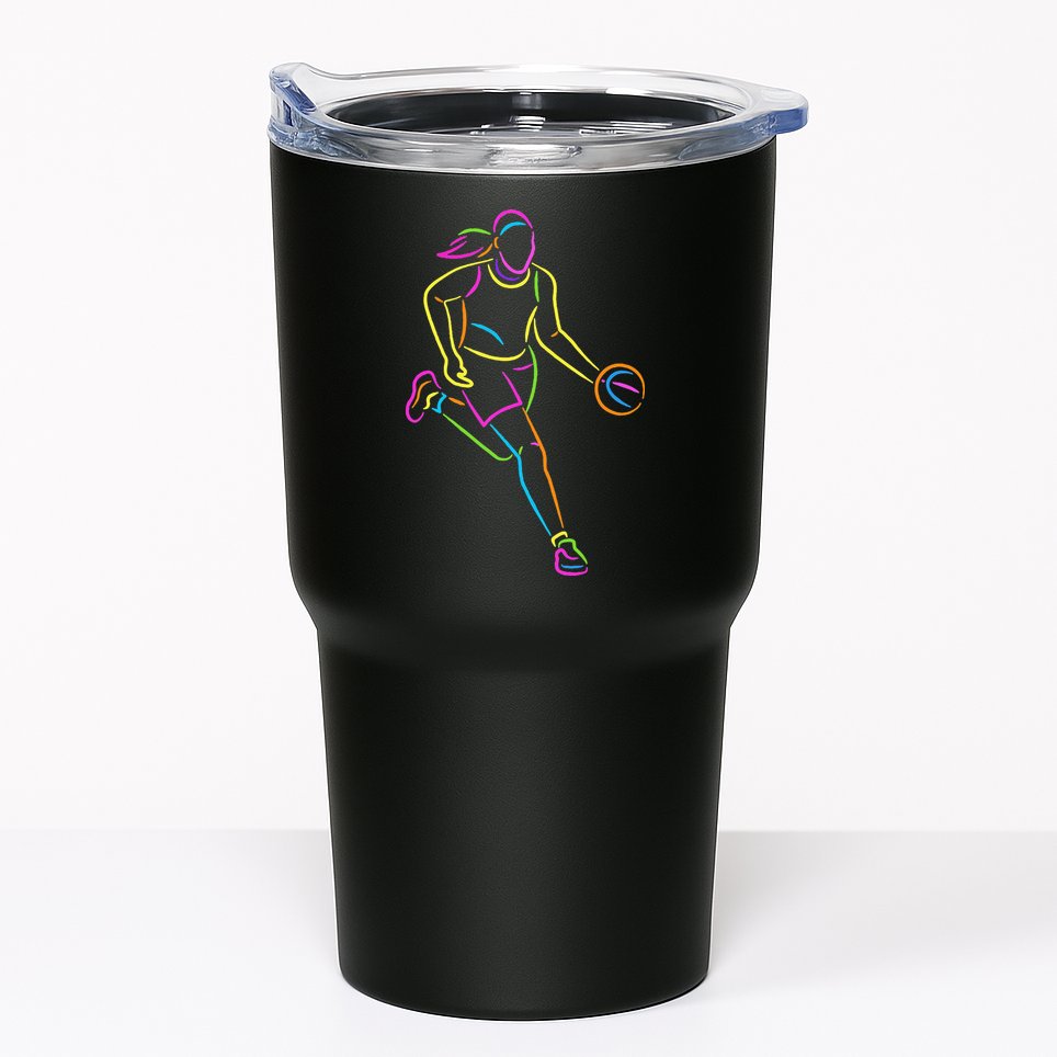Basketball Girl Bball Women Basketball Tumbler