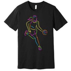 Basketball Girl Bball Women Basketball Premium T-Shirt