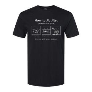 BJJ Gifts Beginner Jiu Jitsu Guide Funny Brazilian Jiu Jitsu Softstyle CVC T-Shirt