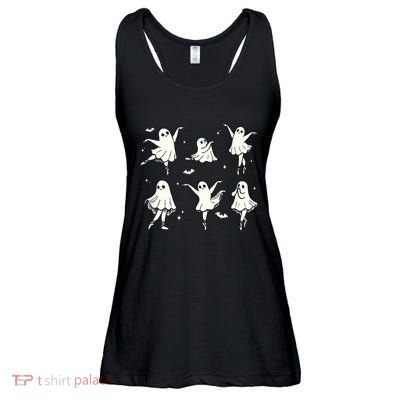 Ballet Ghost Ballet Dancer Spooky Dance Halloween Ladies Essential Flowy Tank