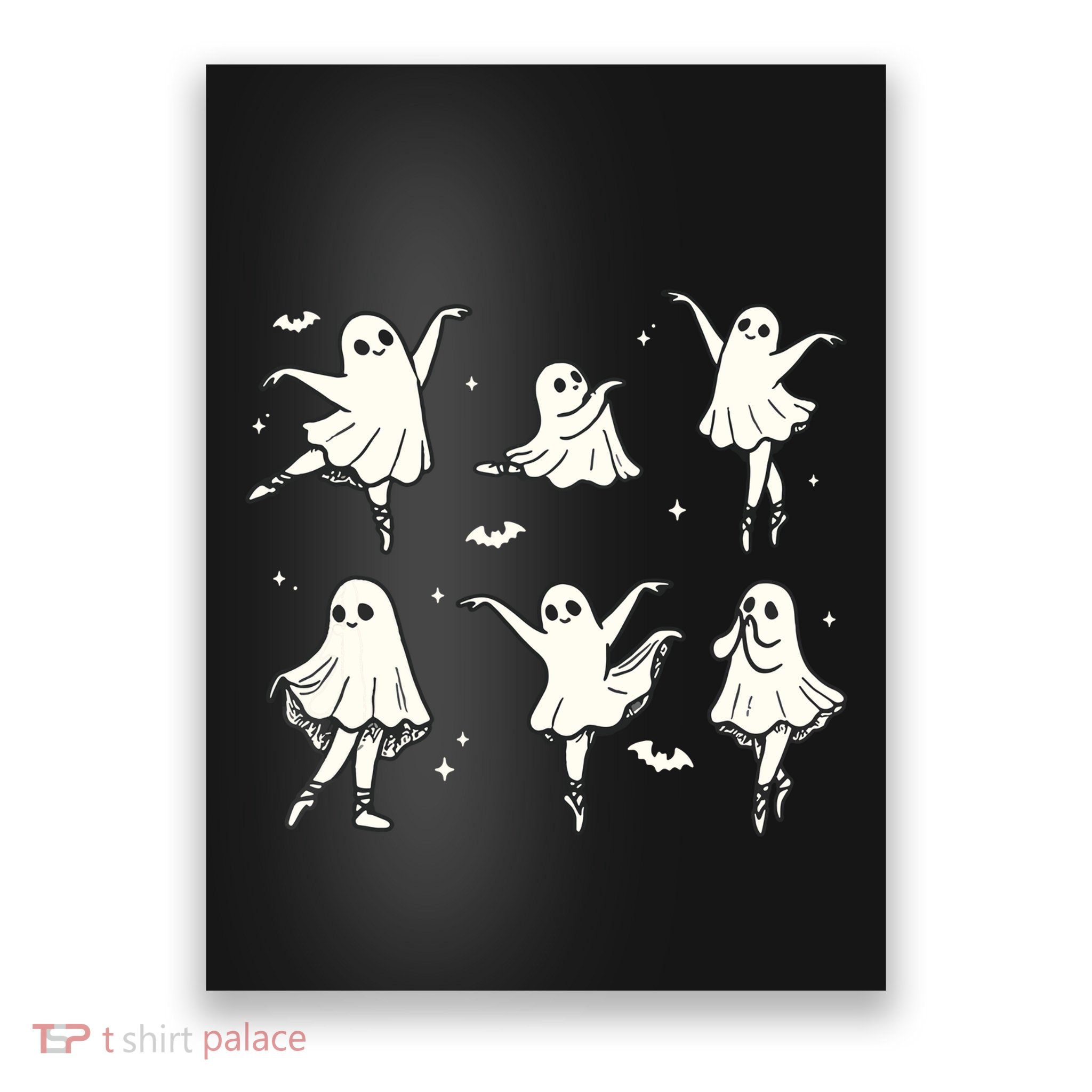 Ballet Ghost Ballet Dancer Spooky Dance Halloween Poster
