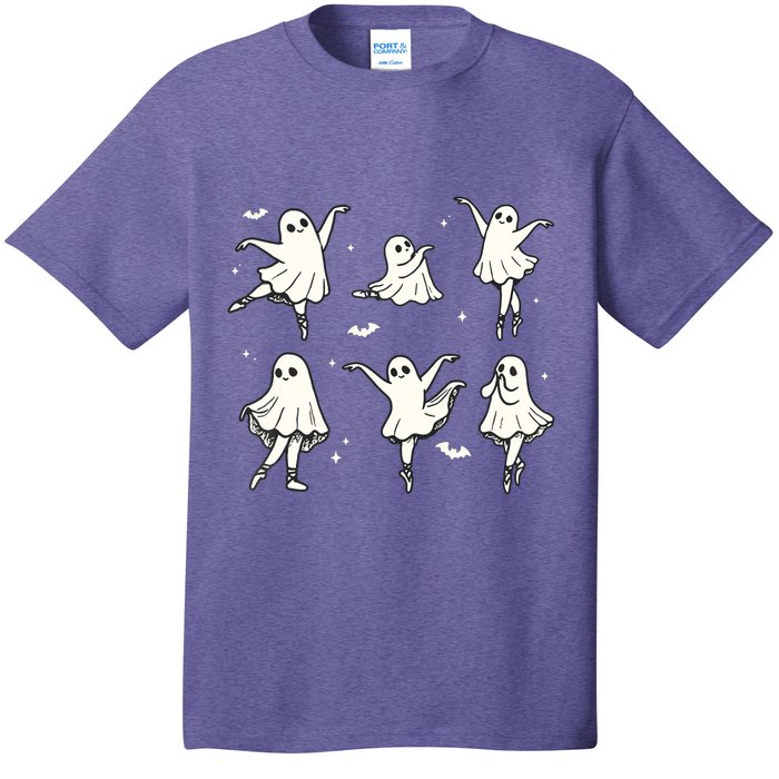 Ballet Ghost Ballet Dancer Spooky Dance Halloween T-Shirt