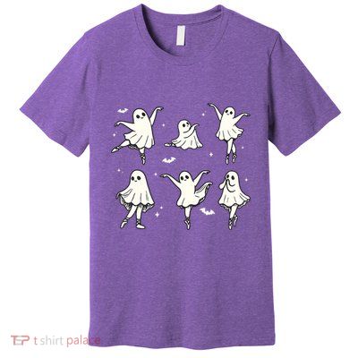 Ballet Ghost Ballet Dancer Spooky Dance Halloween Premium T-Shirt