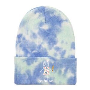 Baseball Gift Baseball Player Fan Baseballer Gift Tie Dye 12in Knit Beanie