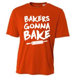 Bakers Gonna Bake Baking Cool Gift Baker Pastry Chef Funny Gift Cooling Performance Crew T-Shirt