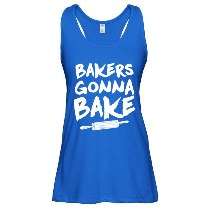 Bakers Gonna Bake Baking Cool Gift Baker Pastry Chef Funny Gift Ladies Essential Flowy Tank