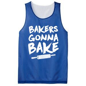 Bakers Gonna Bake Baking Cool Gift Baker Pastry Chef Funny Gift Mesh Reversible Basketball Jersey Tank