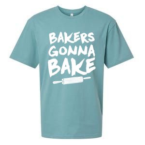 Bakers Gonna Bake Baking Cool Gift Baker Pastry Chef Funny Gift Sueded Cloud Jersey T-Shirt