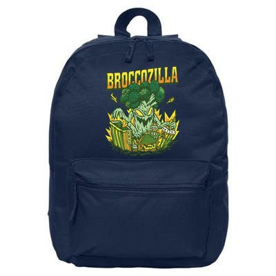 Broccozilla Giant Broccoli Attacking City 16 in Basic Backpack