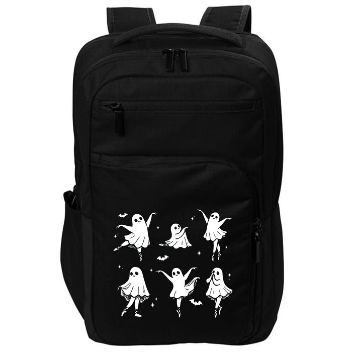 Ballet Ghost Ballet Dancer Spooky Dance Halloween Impact Tech Backpack