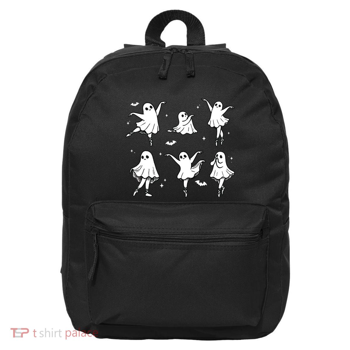 Ballet Ghost Ballet Dancer Spooky Dance Halloween 16 in Basic Backpack