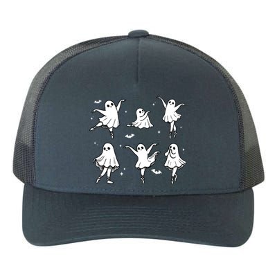 Ballet Ghost Ballet Dancer Spooky Dance Halloween Yupoong Adult 5-Panel Trucker Hat