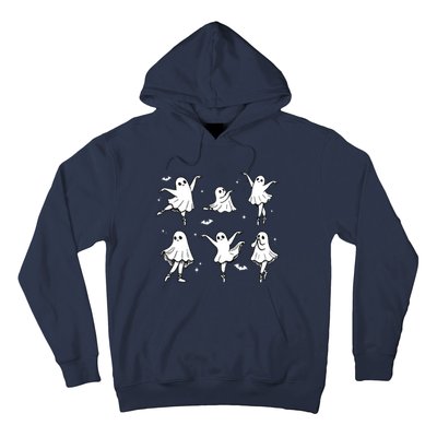 Ballet Ghost Ballet Dancer Spooky Dance Halloween Hoodie