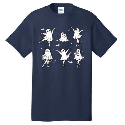 Ballet Ghost Ballet Dancer Spooky Dance Halloween Tall T-Shirt